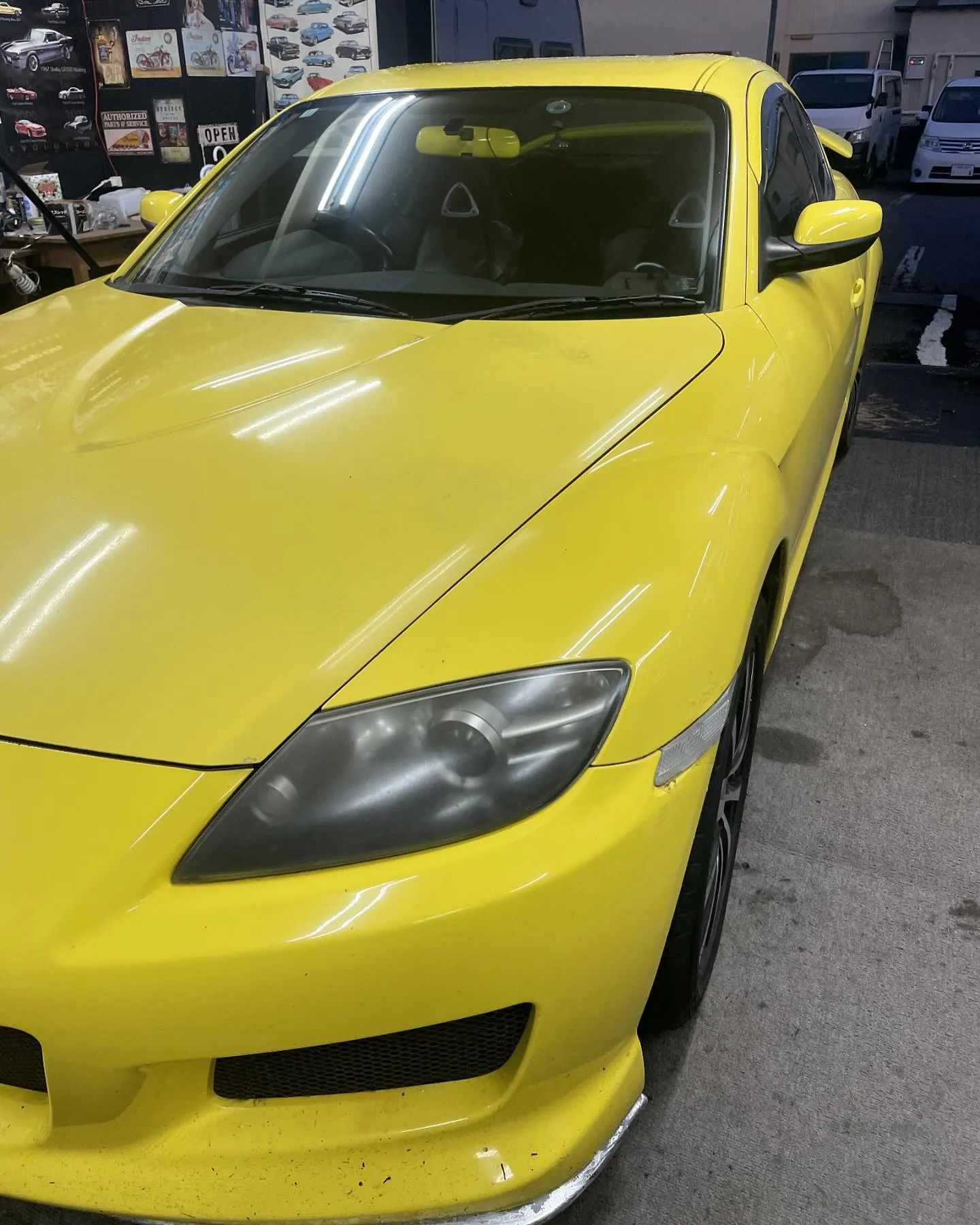 MAZDA RX8 タイヤ交換